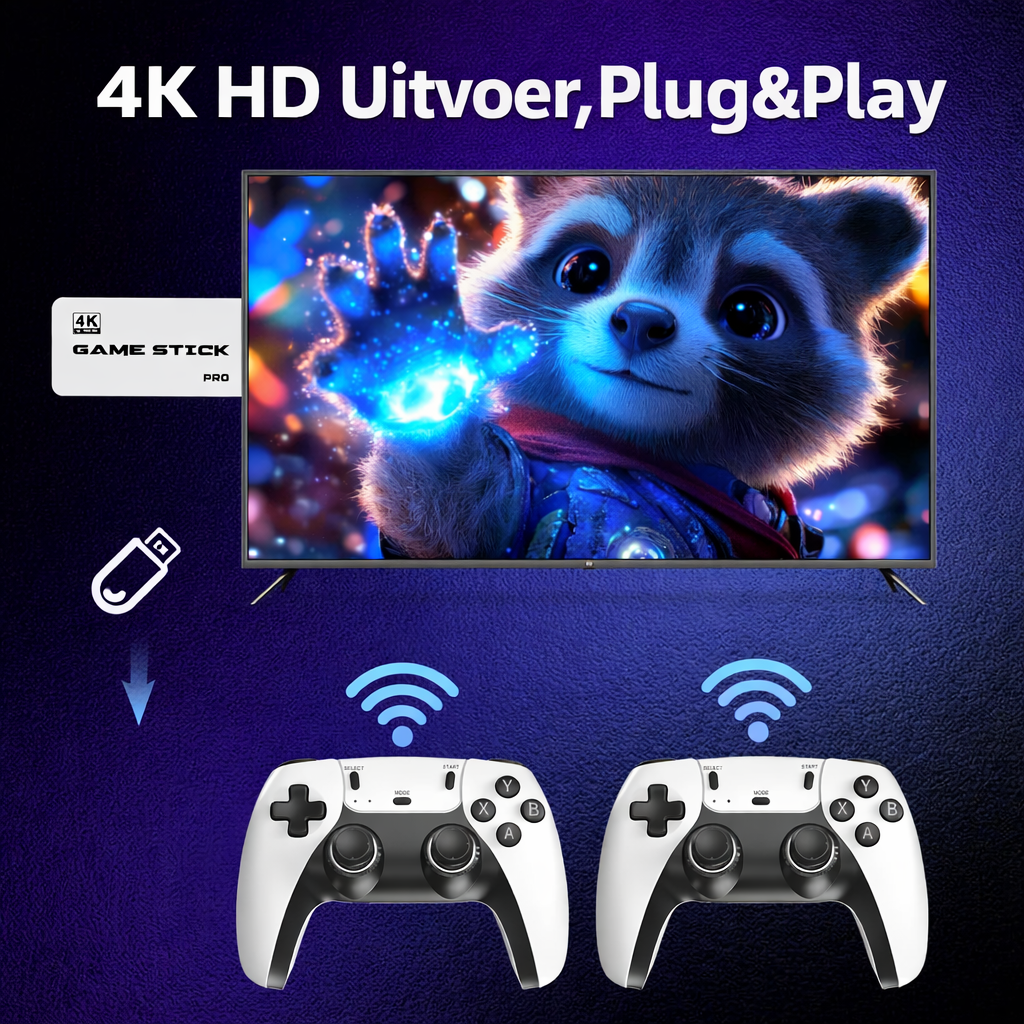 PureRetro Game Stick – 40.000+ Games